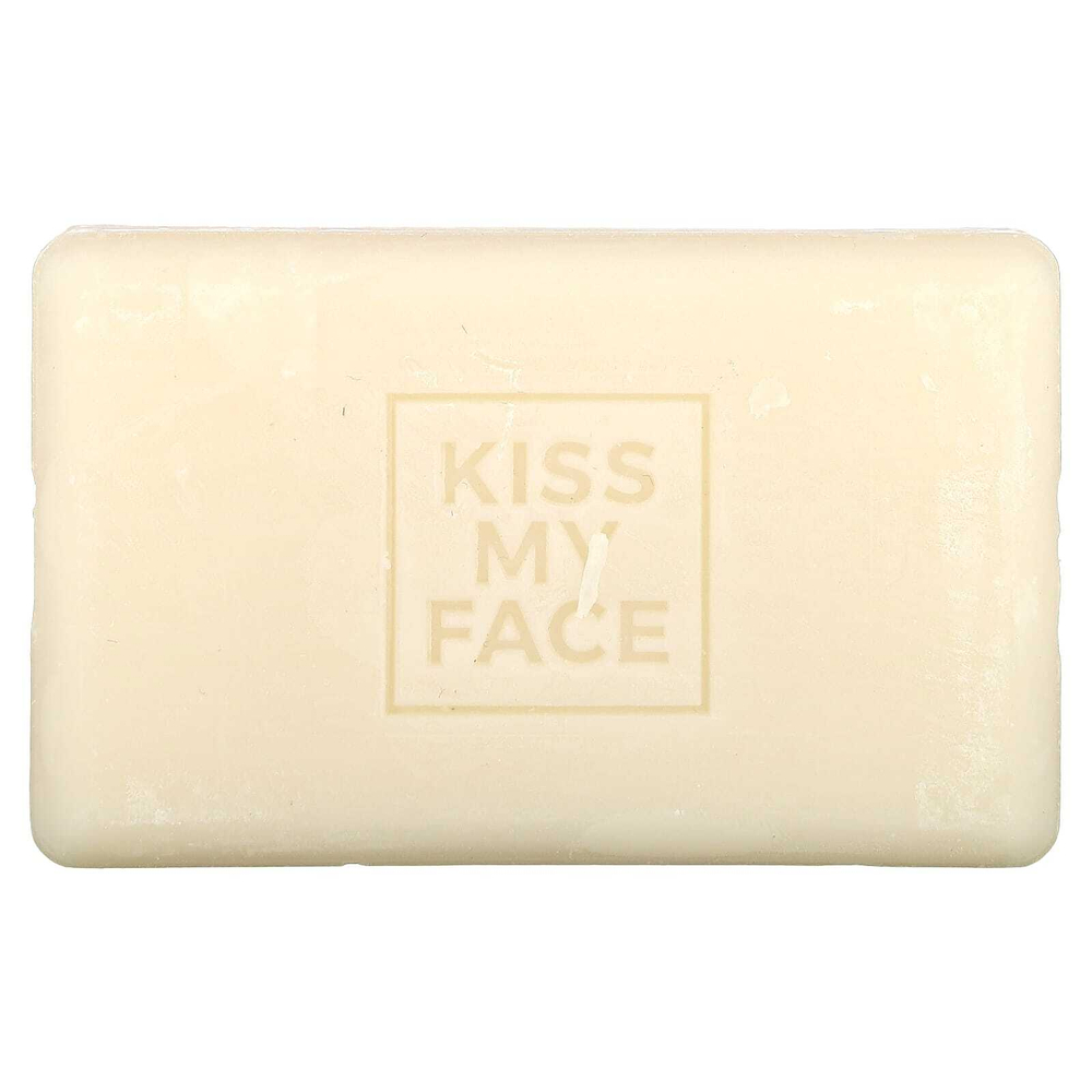 Kiss My Face, укрепляющий шампунь и кондиционер для волос 2 в 1, для сухих и поврежденных волос, масло монои и масло ши, 1 мыло, 113 г (4 унции)