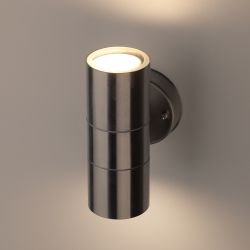 WL16 Подсветка ЭРА Декоративная подсветка 2*GU10 MAX35W IP54 хром | Настенная подсветка