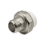 Муфта комб. разъемная, нар 20х1/2'' EVER® plast  БЕЛЫЙ (Россия)