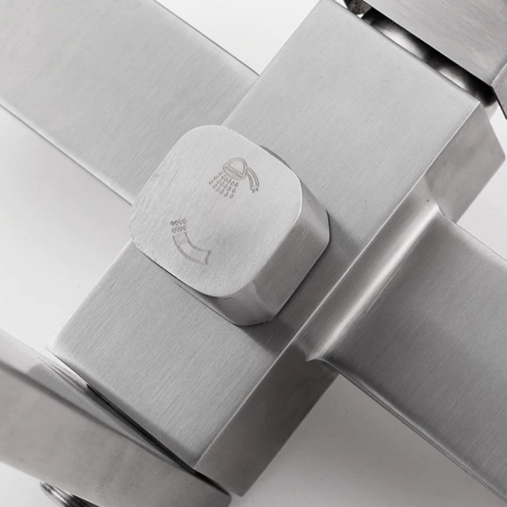 Смеситель для ванны, Frap, с картриджем, нерж, F22802