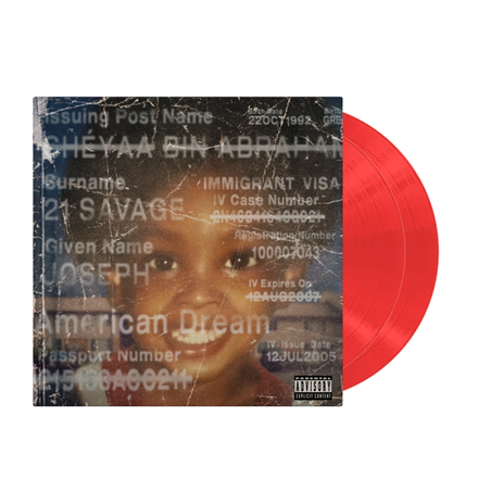 21 Savage American Dream (Red Translucent)