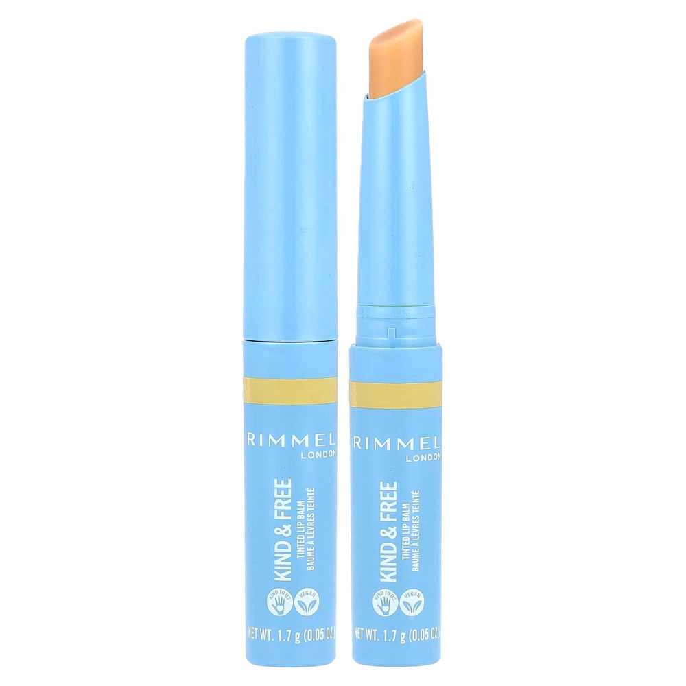 Rimmel London, Kind & Free, оттеночный бальзам для губ, оттенок 001 Air буря, 1,7 г (0,05 унции)