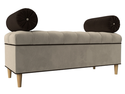 Банкетка Глория, Бежевый\Коричневый, артикул 29272