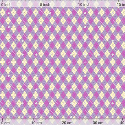 Розовый сиреневый Аргайл  by helga_art 1200 DPI