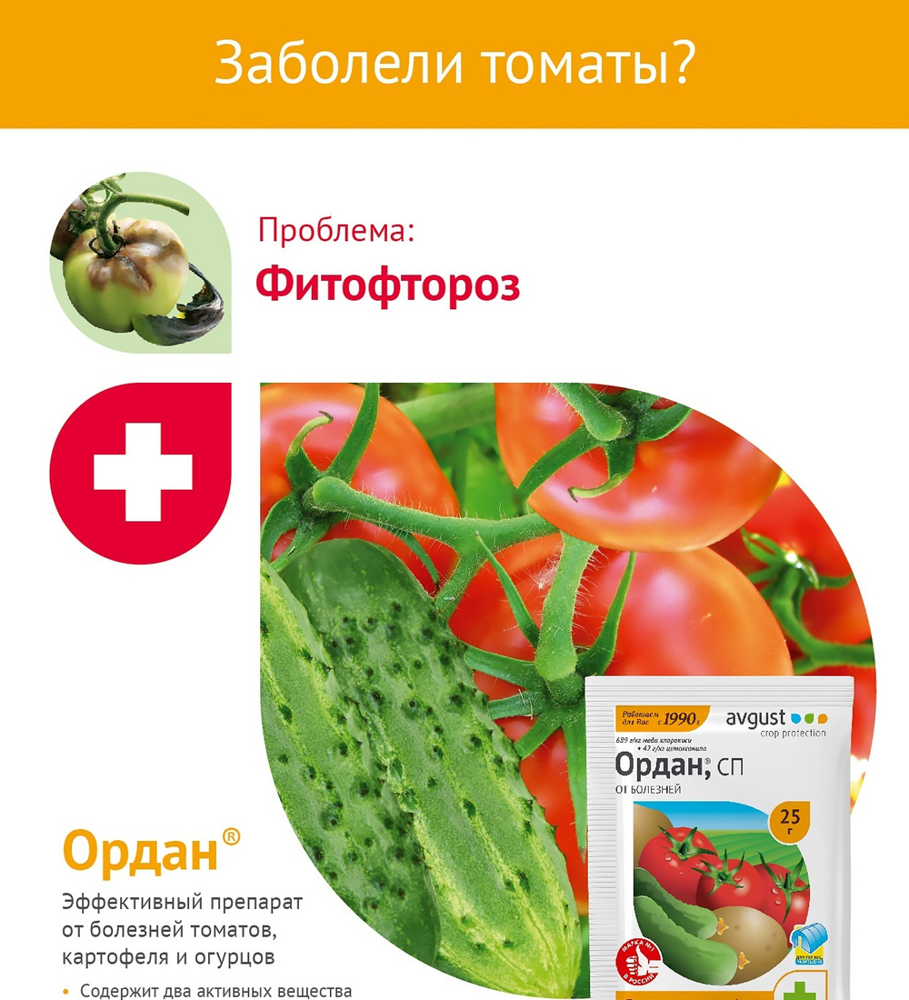 Ордан 25 грамм, от фитофторы набор 2шт.