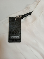 Брюки-бананы женские OneMore, широкие белые .Размер L - 48/50