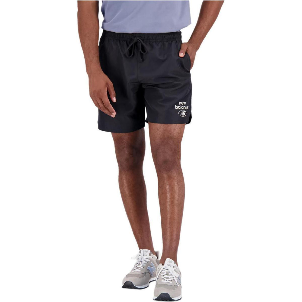 Шорты New Balance Logo, MS31519-BK