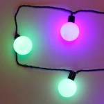 Гирлянда для дома 3м 20 ламп LED с насадками ШАР d-3,5 см, черн.провод, авторежим, IP-20, RG/RB