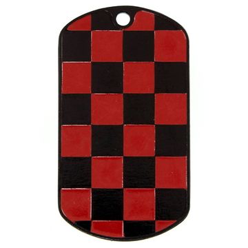 Жетон Клетка черно-розовая