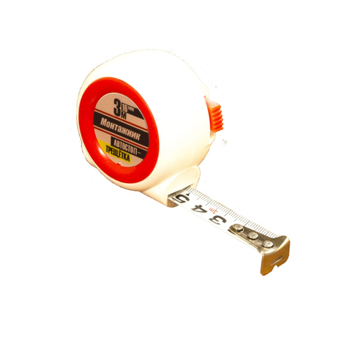 Рулетка  3м*16мм, МОНТАЖНИК с автостопом-трещоткой