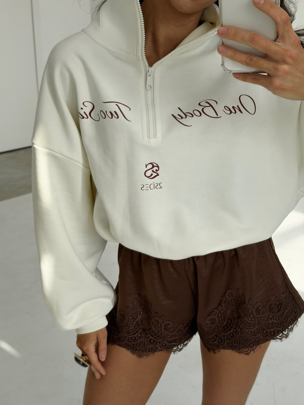 Анорак кремовый