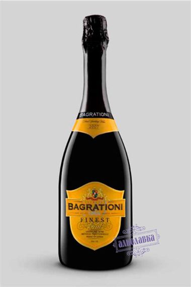 Багратиони игристое вино брют выдержанное багратиони файнест. 0,75 л.