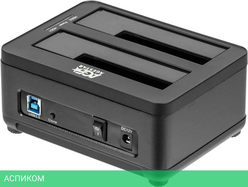 Бокс для накопителя AgeStar 3UBT8 черный
