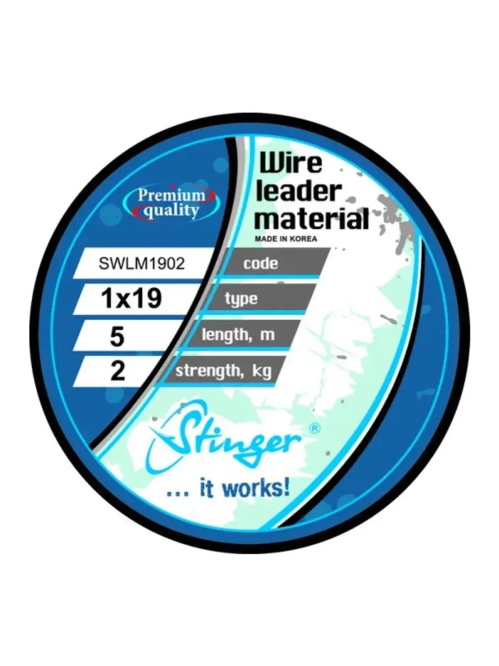 Поводковый материал 19 нитей SWLM1903, 3 кг, 5м