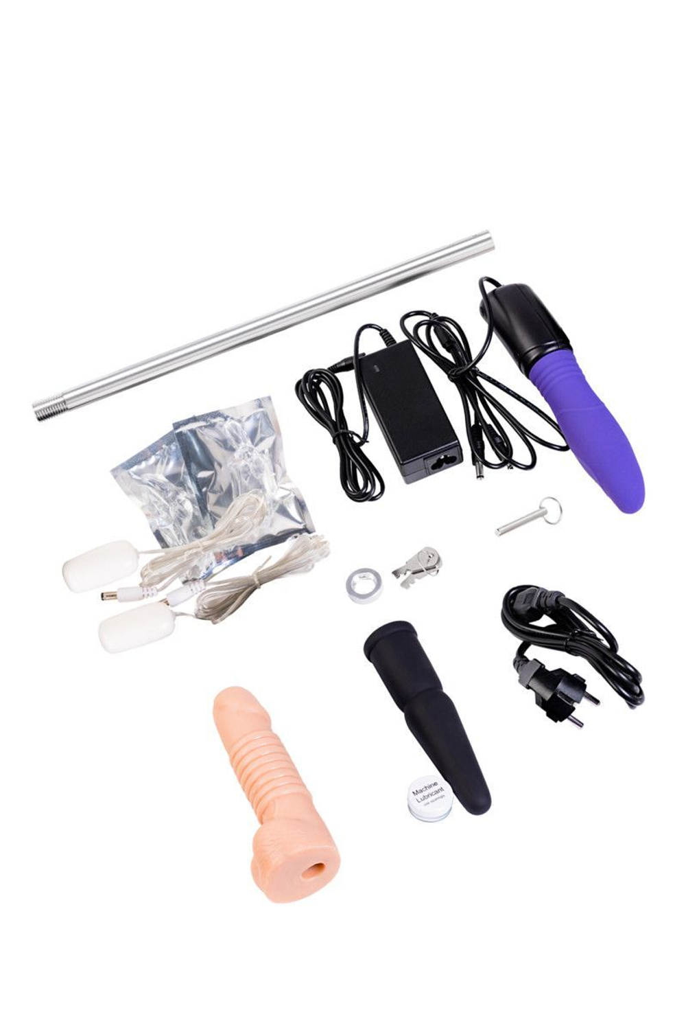 Секс-машина Fuck Box с дополнительными аксессуарами (Цвет: телесный)