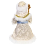 Дед Мороз «Сказка» 40 см в голубой шубке