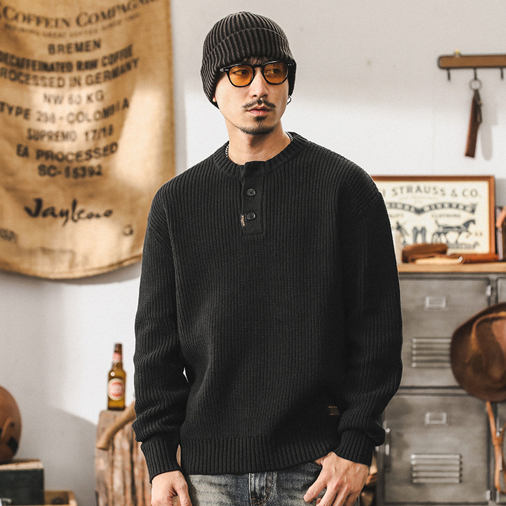 Свитер вязанный мужской Американский