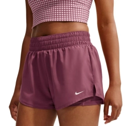 Женские теннисные шорты Nike Dri-Fit One 2-in-1 - pink smoke/white
