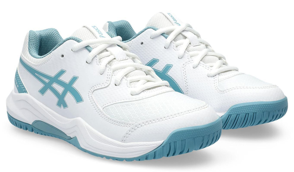 детские Кроссовки теннисные Asics Gel-Dedicate 8 GS - white/gris blue
