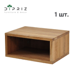 Тумба прикроватная, 35х35х15, Dolce Vita, подвесная, в прихожую и спальню, из массива дуба, Dipriz