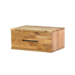 Тумба прикроватная Флеверс с 1 ящиком, навесная, из массива дуба