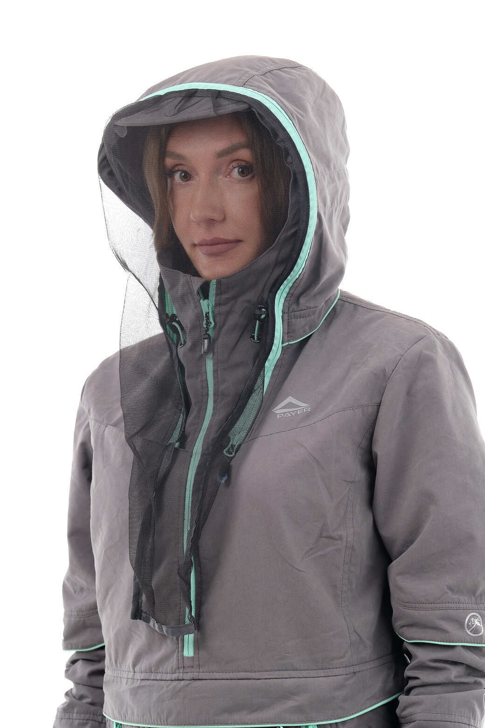 Костюм противоэнцефалитный «Элит Барьер» женский (цвет. св.серый / мята)