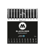 Набор Molotow BLACKLINER Comlete-Set - 11шт