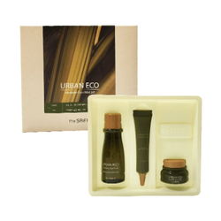 The Saem Urban Eco Harakeke Root Mini Set мини-набор средств с экстрактом корня новозеландского льна для ухода за кожей лица