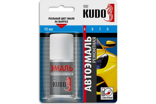 Эмаль-кисточка VW Kudo L041 Черный (15мл)