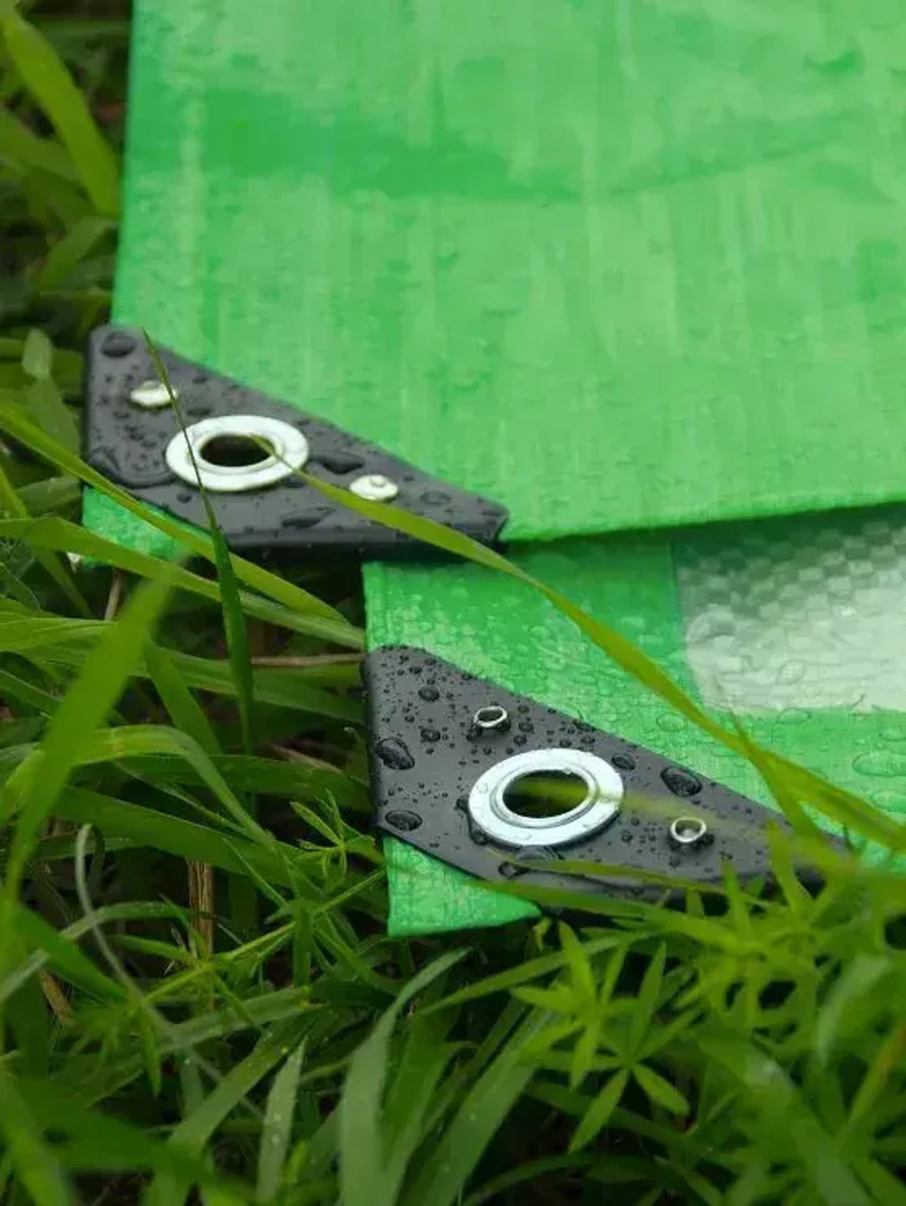 Тент укрывной усиленный 4х6м., 120г/м2 с люверсами, полог универсальный (туристический, строительный, садовый) Миротент, Россия