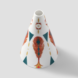 Мультиваза Farforite «Перья / Жар-птица» 1200 мл в подарочной коробке