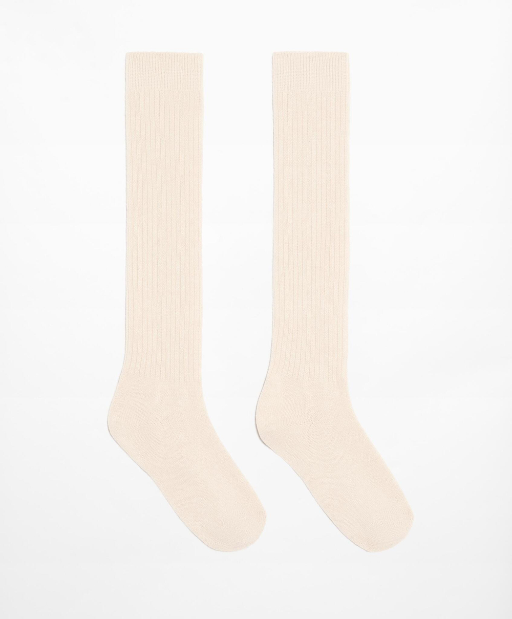 Oysho Длинные носки с добавлением кашемира, каменный