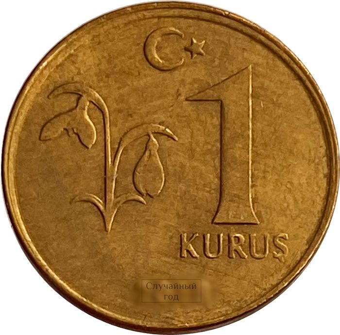 1 куруш 2009-2019 Турция