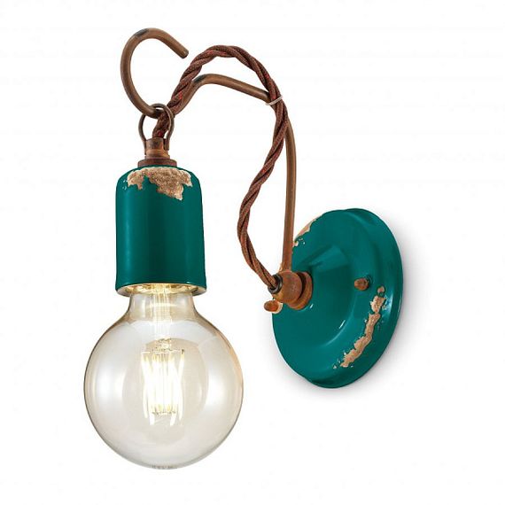 Настенный светильник Ferroluce C665 Vintage verde (Италия)