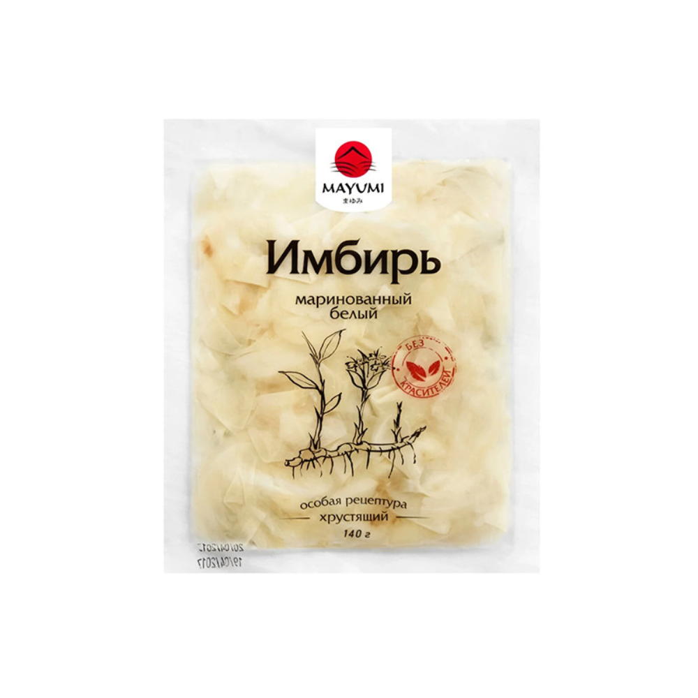 Имбирь маринованый белый MAYUMI 140гр