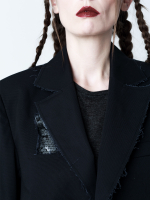 Пиджак "Бессмертный" с пайетками. Черный