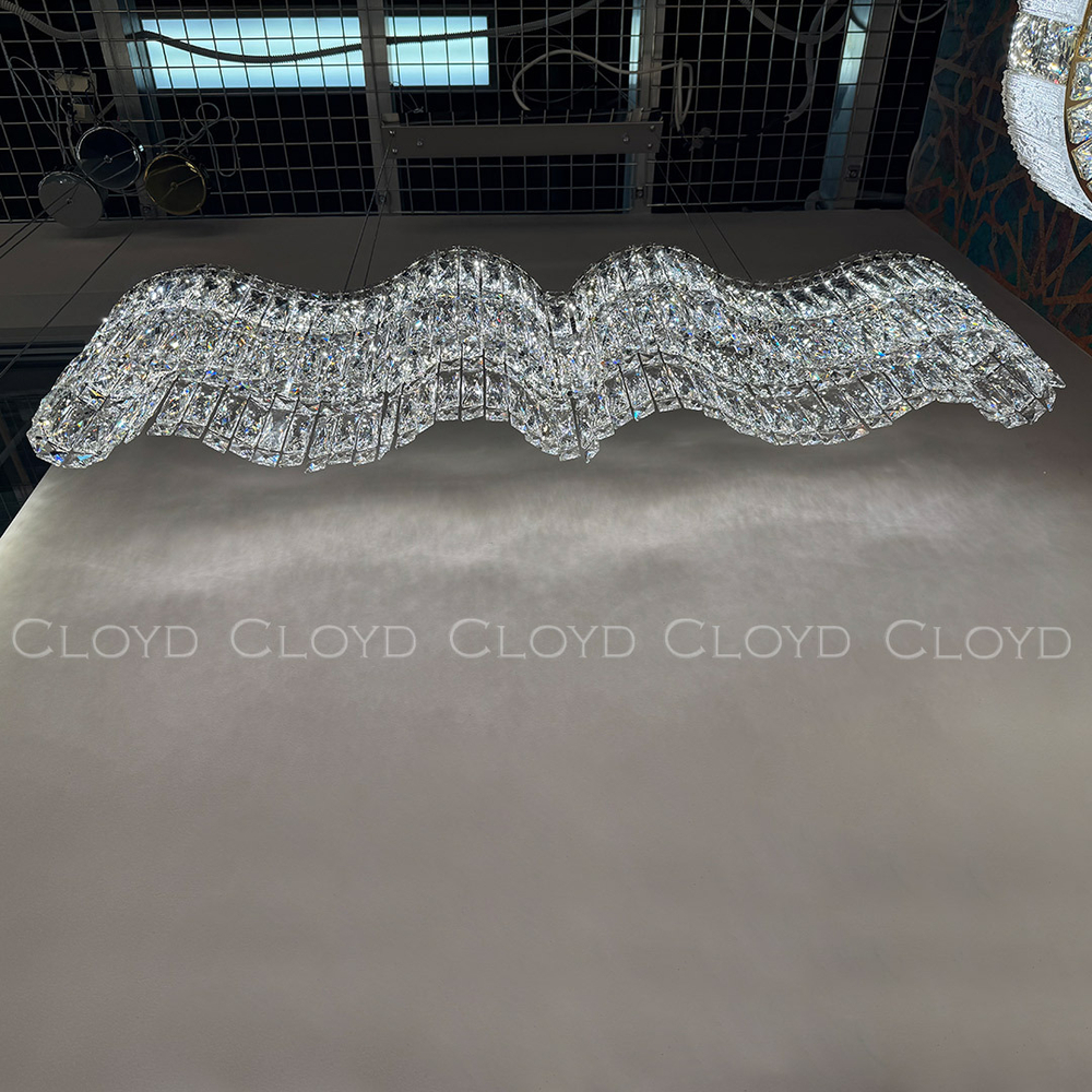 Люстра Cloyd ANTREA-B C1 / шир. 100 см - хром (арт.11629)