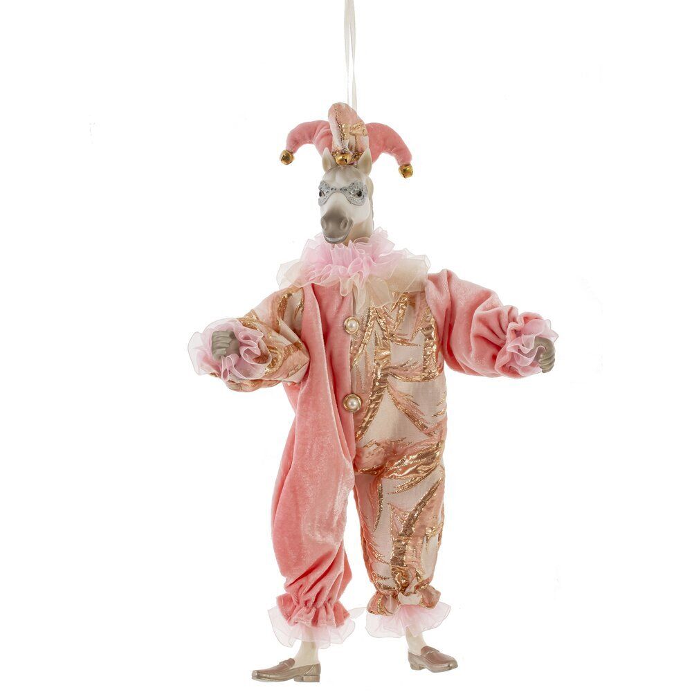 GAEM Игрушка набивная подвес "Лошадь-клоун", L15 W9 H36/24 см