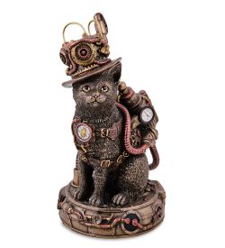 Veronese WS-1242/ 1 Статуэтка в стиле Стимпанк «Мистер Кот»