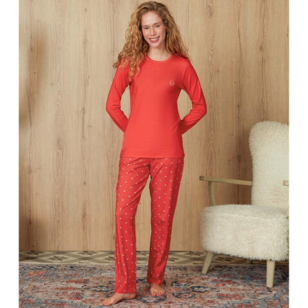 Женская пижама оранжевая Doreanse 4144