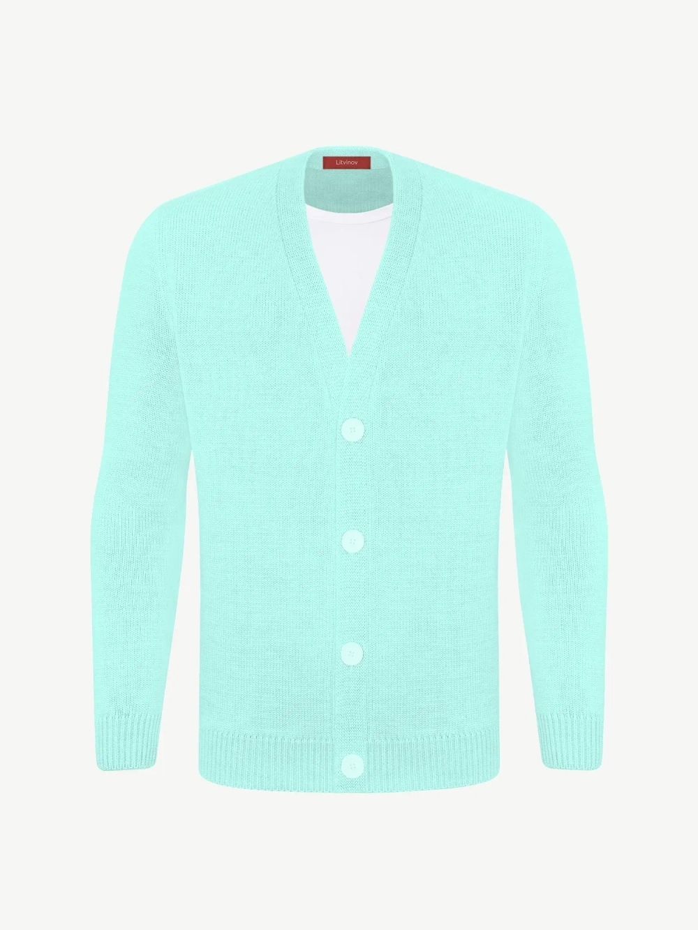 Кардиган с пуговицами из хлопка