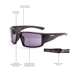 Спортивные очки OCEAN Aruba Matt Black / Grey Polarized lenses