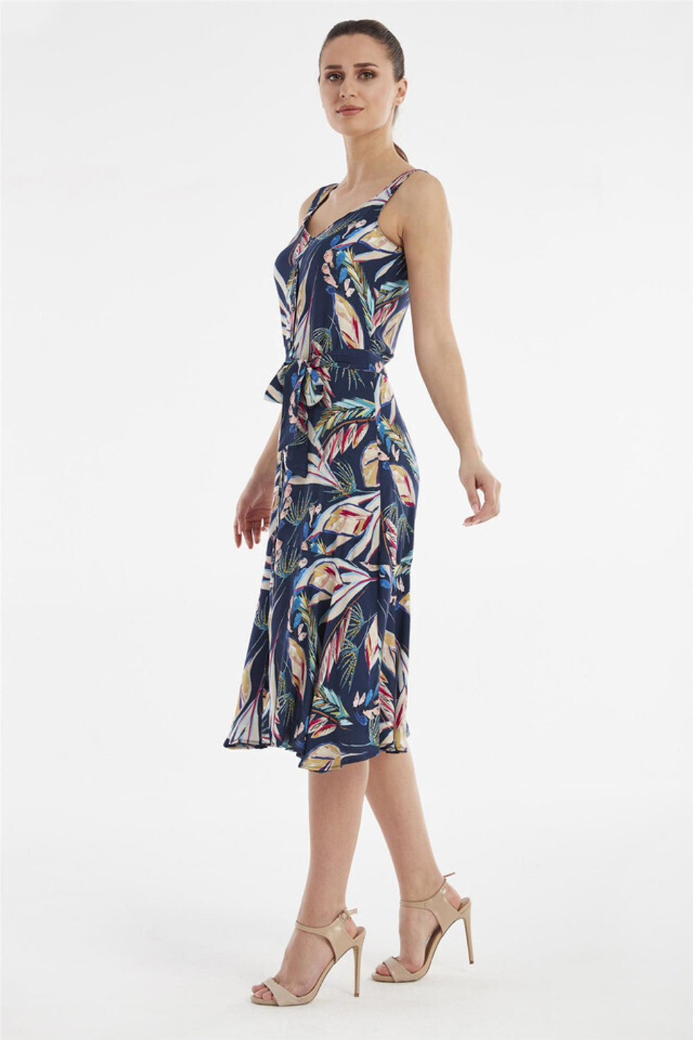RELAX MODE / Платье женское летнее повседневное на пуговицах вискоза - 45414