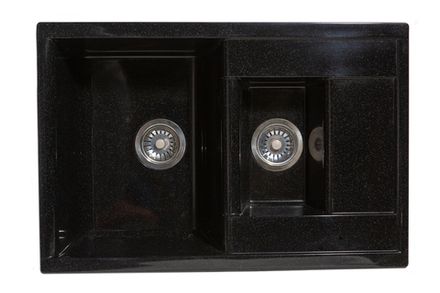 Мойка каменная S-16 глянец (Sim Gran), Черный