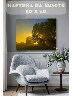 Картина на стену 40 X 50 Солнечный вечер