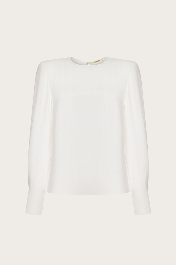 БЛУЗА ИЗ МОЛОЧНОГО ШЕЛКА