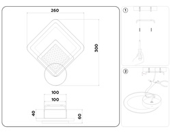 Ambrella Настенный светодиодный светильник Original FA4284