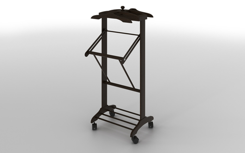 Вешалка напольная Элиса арт.V01-МТ002 (венге, черный №3499 или №2031)