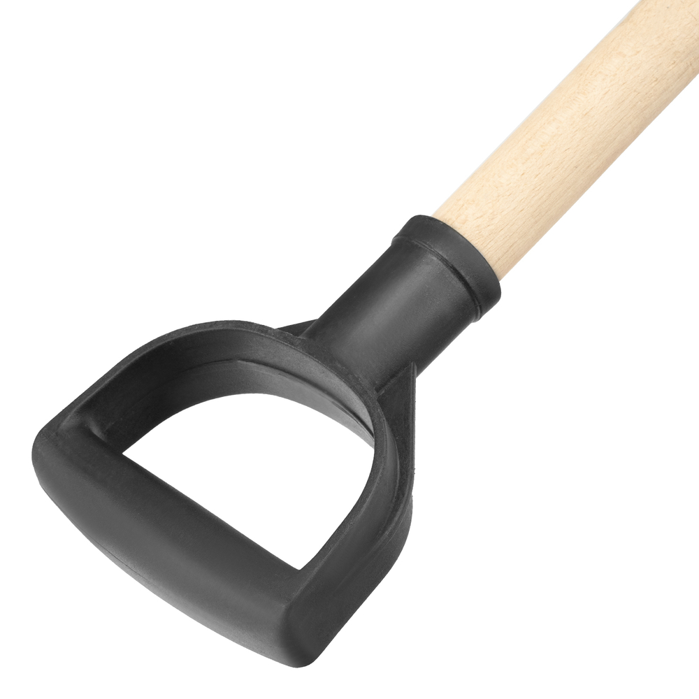 Лопата для уборки снега пластиковая, 470 х 350 х 1360 мм, деревянный черенок, Palisad