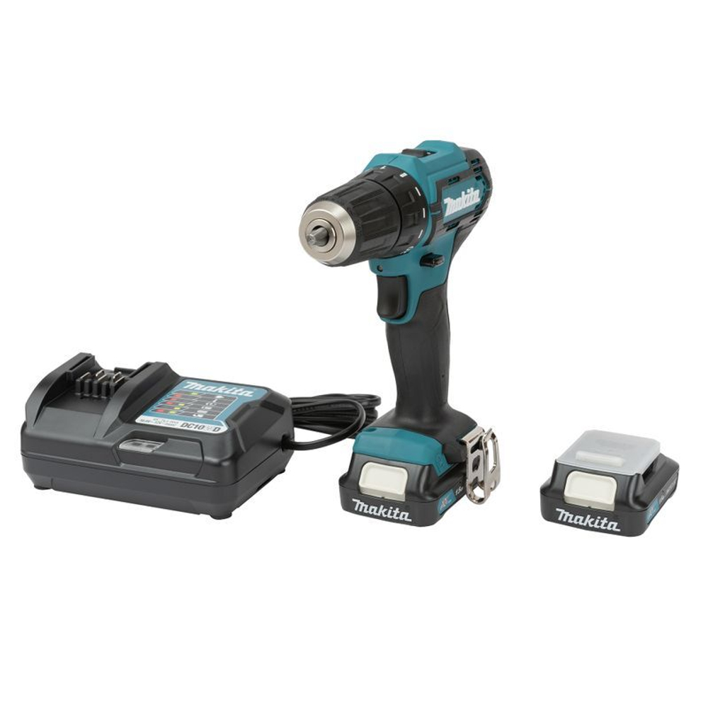 Шуруповерт Makita DF333DWYE 12В 2х1,5 Ач